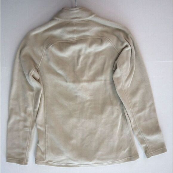 Mountain Hardware Women's Sz XS Beige Polartec Microfleece Full Zip Jacket - Picture 9 of 10